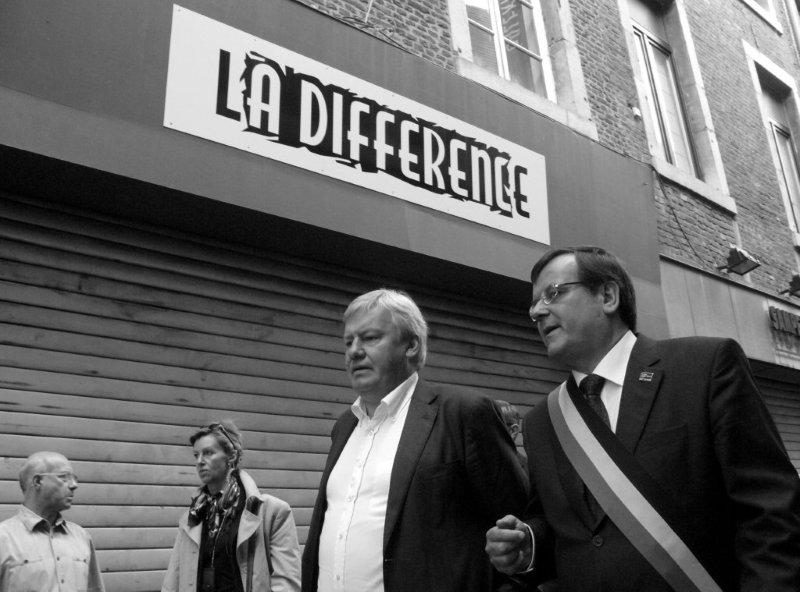 Jean-Claude Marcourt et Willy Demeyer, le 16 septembre 2012 à Liège.